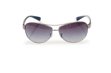 Elegant sunglasses isolated on the white