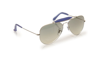 Elegant sunglasses isolated on the white