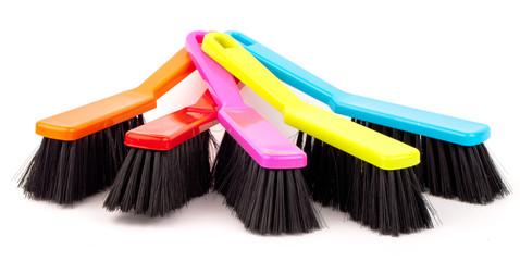cleaning colorful brush set
