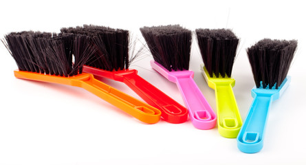 cleaning colorful brush set