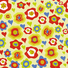 Flower background pattern