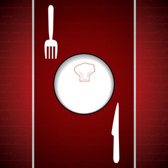 Menus and business cards for restaurant