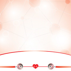 Abstract medical background