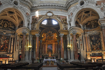 Fototapeta na wymiar Kościół San Lorenzo Turyn