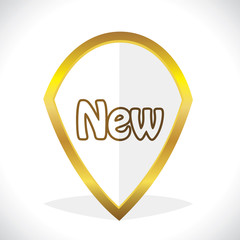 New Icon Design Stock Vector