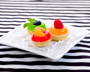 Fruits cupcakes