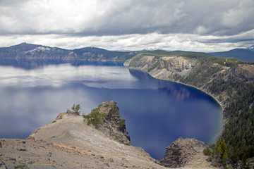 Fototapeta na wymiar A view of crater lake