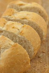 Fresh bread closeup