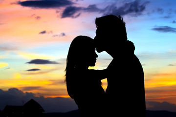 happiness and romantic Scene of love couples partners