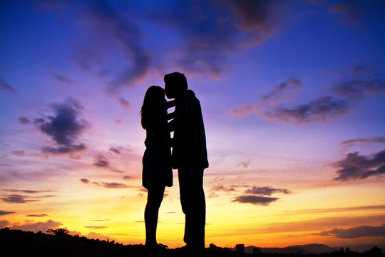 happiness and romantic Scene of love couples