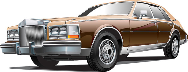 Fototapeta premium Vintage luxurious car
