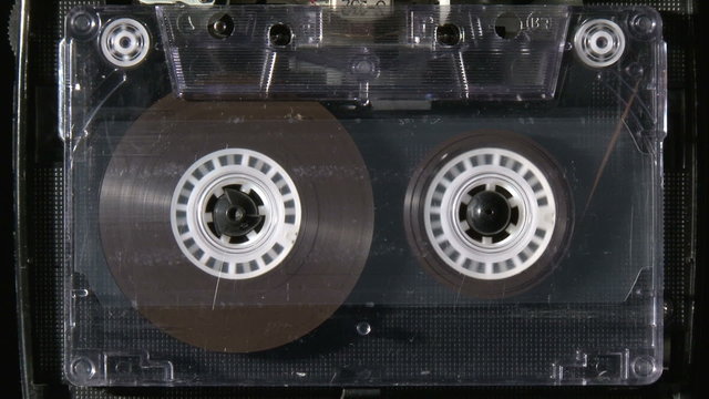 Audio cassette playing