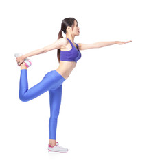 beautiful sport Yoga girl