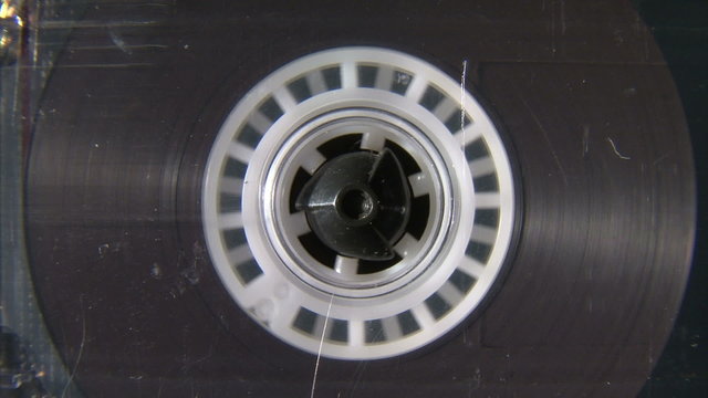 Audio cassette reel playing