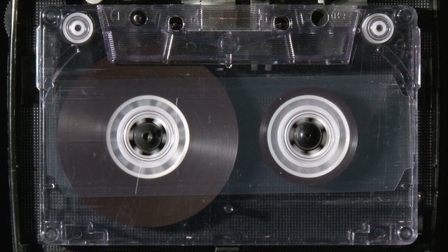 Audio cassette rewind or fastfoward until reaches the end