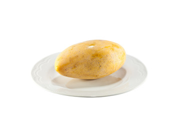 mango on dish