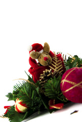 Reindeer Christmas with red hat 4.