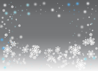 Fototapeta na wymiar Schneeflocken Winter Hintergrund Sterne