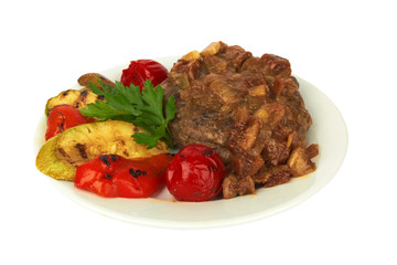 Grilled steak