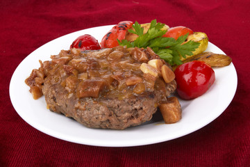 Grilled steak