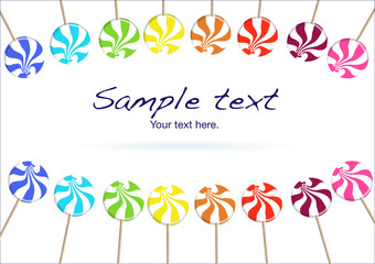 Colorful Lollipops