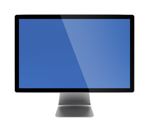 Front view computer screen