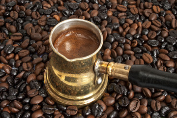 Arab copper coffee pot