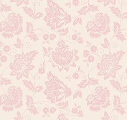 wedding template design, paisley floral pattern , India