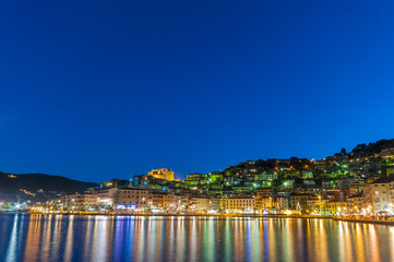Porto Santo Stefano veduta notturna
