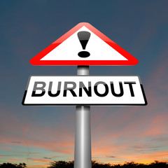 Burnout concept.