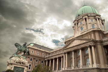 Fototapeta premium Buda Castle in Budapest (Hungary