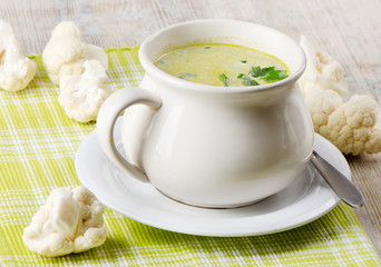 Creamy vegetables soup