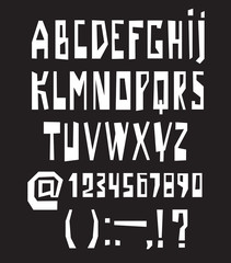 Obraz premium Latin alphabet