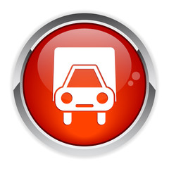 bouton internet camion livraison red