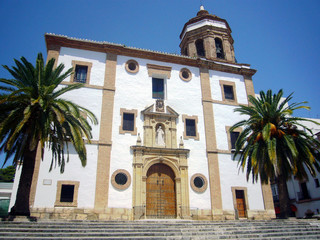 Fototapeta na wymiar Kirche in Ronda - Iglesia de la Merced klasztor