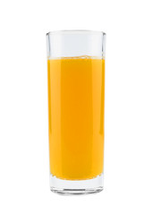 Glass of fresh orange juice