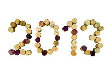 New Year 2013 (clipping path)