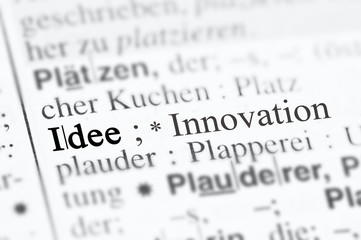 Fototapeta premium Idee Innovation