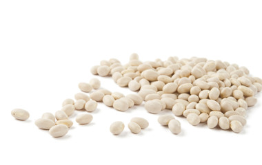 white beans isolated