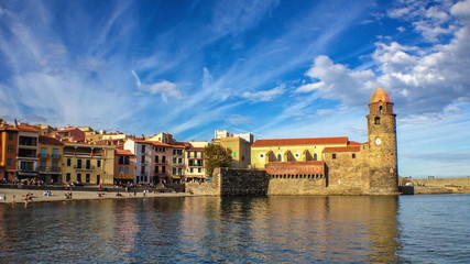 COLLIOURE - OCTOBER 18: Church of Notre-Dame-des-Anges,France