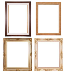 Set of vintage frame