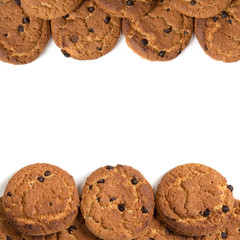 cookies with chocolate pieces frame