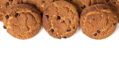 cookies with chocolate pieces border