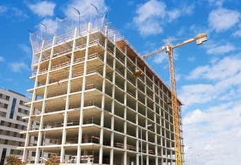 Construction of residential district