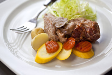 Cuisine, gastronomie, plat, aliment, viande, veau, recette