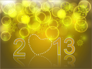 2013 Happy New Year. EPS 10.