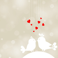 Two birds in love