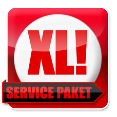 XL Service-Paket! Button, Icon