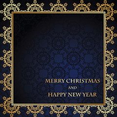 Vintage frame on seamless background