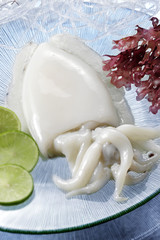 raw cuttlefish ready to cook